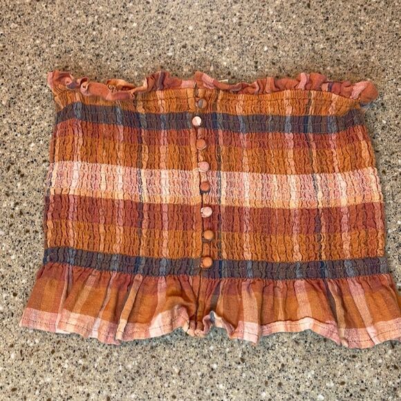 AMERICAN EAGLE Smocked Tube Top - Picture 2 of 8